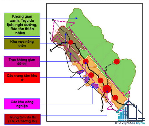 Hình ảnh sơ đồ chi tiết phân khu đo thị Tam Đảo 